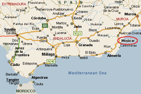 Mojacar Map