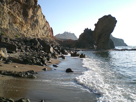 Virgin beach near Mojacar