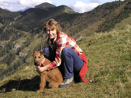 Irischer Terrier mit Susi