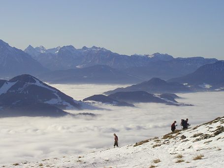 Schlenken Ã¼ber dem Nebelmeer