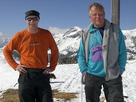 Heinz und Georg am Korein