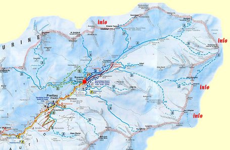 Winterkarte Ahrntal